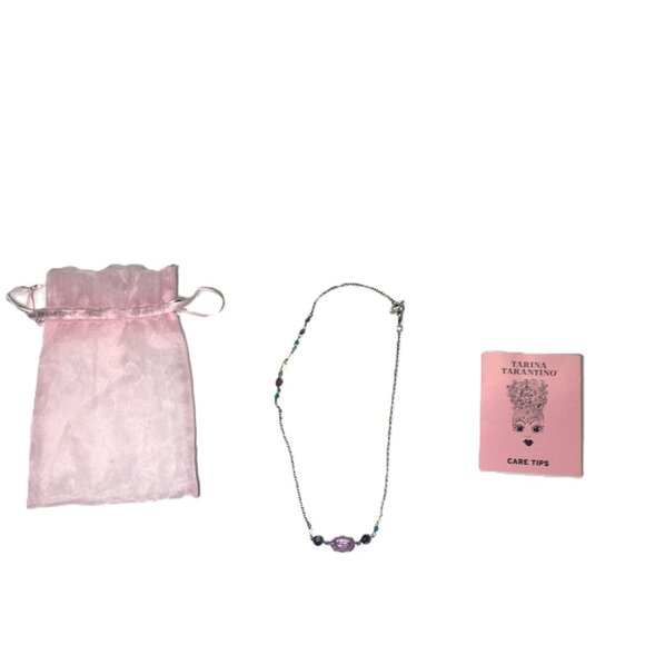 🛑 TARINA TARANTINO Designer ➕🆒 NECKLACE Beaded Tourmaline Vintage 💸BUYNOW‼️ - Picture 11 of 16